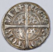 Alexander III Scottish hammered silver penny, issue two, type B, 1280-86, NVF