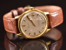 Bulova gentleman's automatic wristwatch ref. 576-1 with date aperture, two-tone hands and hour