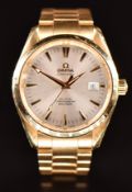 Omega Seamaster Aqua Terra Co-Axial Chronometer 18ct gold gentleman's automatic diver's wristwatch