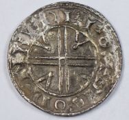 Edward the Confessor, 1042-66, hammered silver penny (Hereford) obv. Eadpard REx, rev. short cross