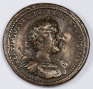 Septimus Severus Paduan copy bronze medallion, 38mm