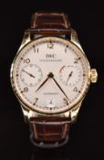 IWC Portugieser 7-Day Automatic 18ct gold gentleman's automatic wristwatch ref. IW500113 with