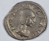 Roman Imperial silver Denarius of Julia Paula (wife of Elagabalus) 219AD, NVF
