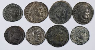 Roman Imperial, eight various Constantine I bronze AE3 Follis etc, all high grade