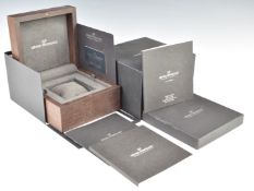 Girard-Perregaux WWTC World Time Chronograph wristwatch box with related paperwork, international