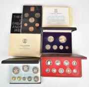Four proof coin sets including Belize, British Virgin Islands and Malta Royal Mint 1971 set