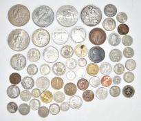 A small collection of coinage to include approximately 145g of silver, George III onwards, including