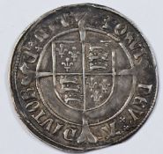 Henry VII (1485-1509) hammered silver groat, regular profile issue, VF+