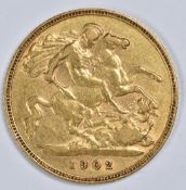 1902 Edward VII gold half sovereign