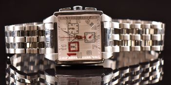 Tissot Michael Owen Football Ambassador gentleman's chronograph wristwatch with luminous hands and