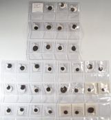 A collection of late Roman bronze coinage to include Constantine, Gallienus, Theodosius I,