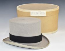 Christy's London grey top hat, size 6 ⅞