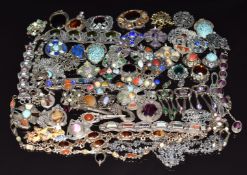 Over 60 pieces of Miracle/ Miracle Creation jewellery including necklaces, bracelets and brooches