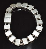 Gucci silver bracelet in original box, 20cm