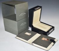 A. Lange & Sohne Lange 1 wristwatch box with fitted interior, related paperwork, outer box and