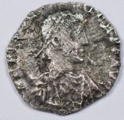 Roman Imperial late period AR Seliqua of Flavius Victor (May 387- 28th August 388AD) obv. DN FL