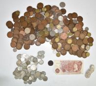 An amateur collection of largely UK coinage including a VF-EF 1861 young head halfpenny,