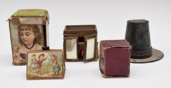 Victorian fold out needle cases with contents, makers including Alcester needle makers, 'The