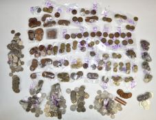 Sundry coinage including pre 1947 threepences etc, in a vintage tin