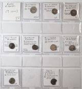 Roman Imperial Severan Dynasty AD193-235 AR Denarius coinage of Julia Domna and a Geta (US Caesar