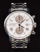 Baume & Mercier Classima gentleman's automatic chronograph wristwatch ref. 65591 with date aperture,