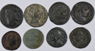 Roman Imperial, eight various Constantine I bronze AE3 Follis etc, all high grade