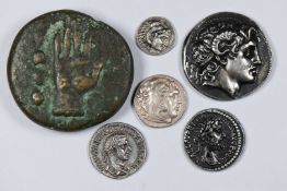 A group of 6 copy / facsimile Roman coins