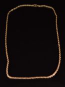 A 9ct gold necklace/ chain, 7.8g
