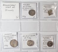 Afghanistan and India etc ancient silver coins, to include Ayyubia Dihrem Alzahir Ghazi (1216-1238),