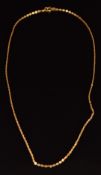 An 18ct gold chain/ necklace, 2.5g, 46cm long