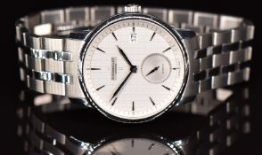 Dunhill Classic gentleman's automatic wristwatch ref. CH068 with date aperture, inset subsidiary