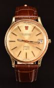 Omega Constellation Chronometer 18ct gold electronic F300 Hz gentleman's wristwatch ref. 198.003