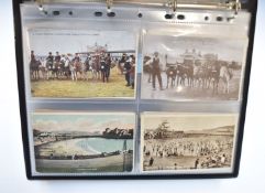 Postcard album containing approximately 140 cards relating to Weston super Mare and the