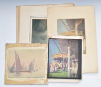 Frank Harold Read FRPS (1881-1960) nine early colour or coloured photographs including fairground,