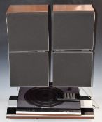 Bang & Olufsen Beomaster 2400-2 amplifier/tuner plus remote, Beogram 2402 turntable, and a pair of