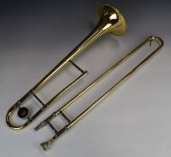 King 606 trombone with 12C mouthpiece, serial no 936136, in hard case