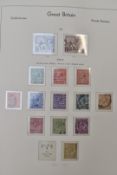 A mint and used GB stamp collection in two Windsor and one Lighthouse albums, from Queen Victoria to