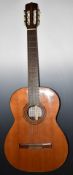 1970s Kimbara Acoustic guitar, made for FCN London model no G750, with capo and hard case