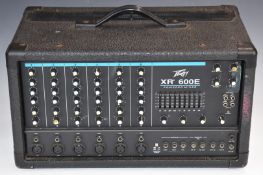 Peavey XR 600E TB Six Channel Portable Powered Audio Mixer Amplifier.