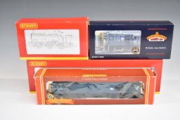 Four Hornby and Bachmann 00 gauge model railway locomotives BR 4-6-2 Duchess of Montrose weathered