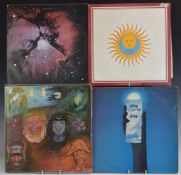 King Crimson - Five albums comprising Lizard (ILPS 9127) pink i, record appears EX cover at least VG