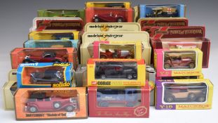 Seventy Matchbox Models of Yesteryear and similar diecast model vehicles, all in original boxes.