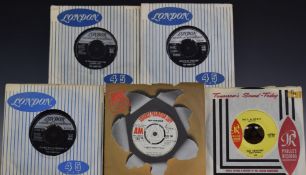 Approximately 50 singles including The Ronettes, The Crystals, The Shirelles, Rob B Soxx, Darlene