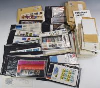 An accumulation of GB and Channel Islands stamps, presentation packs and first day covers, decimal