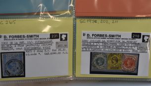 A remaindered folder of GB stamps from 1d black to King Edward VII