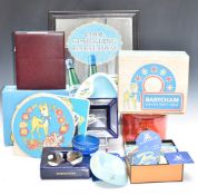 Large quantity of Babycham advertising ware including two different six glass party packs, mirror,
