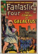 Fantastic Four issue #48 by Marvel Comics, first appearance of Silver Surfer and Galactus (cameo).