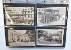 Postcard album entitled South Cerney, Fossebridge, Ewen, Kemble, Fairford, Chedworth, Birdlip,