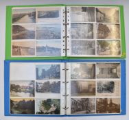 Two albums containing approximately 400 early 20thC topographical postcards including Birmingham,