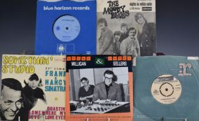 Approximately 250 singles mostly 1960s